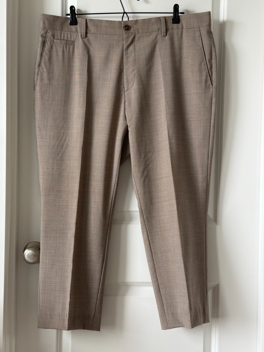 Hugo Boss H-Genius Wool Dress Pants in Warm Brown Short Inseam 25,5”- 40R ~ L,XL